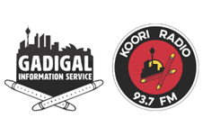 Gadigal Information Service and Koori Radio Logos